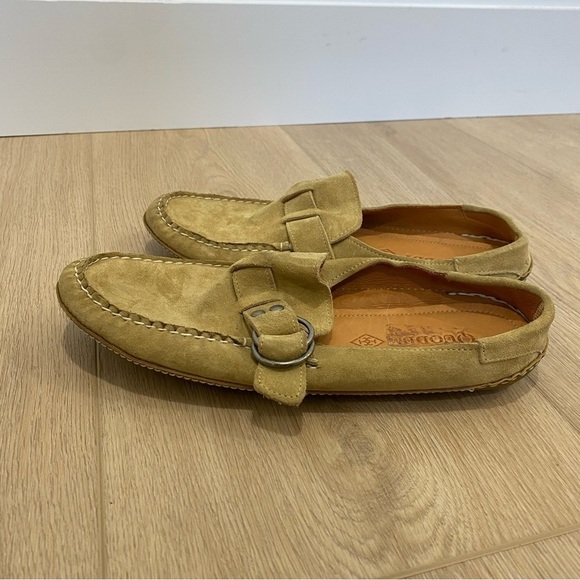 Quoddy Ring Mules handcrafted in sand leather - Picture 4 of 6